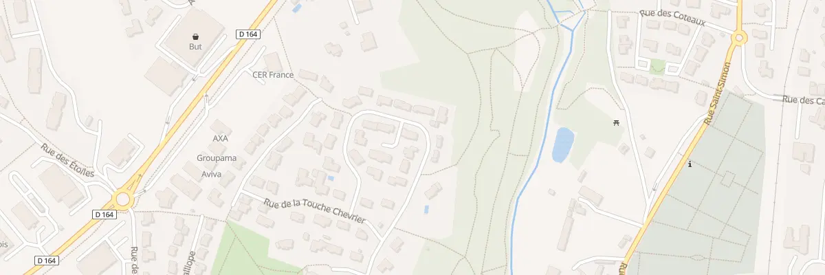 Plan du 16 Rue Auguste Rodin à Bressuire