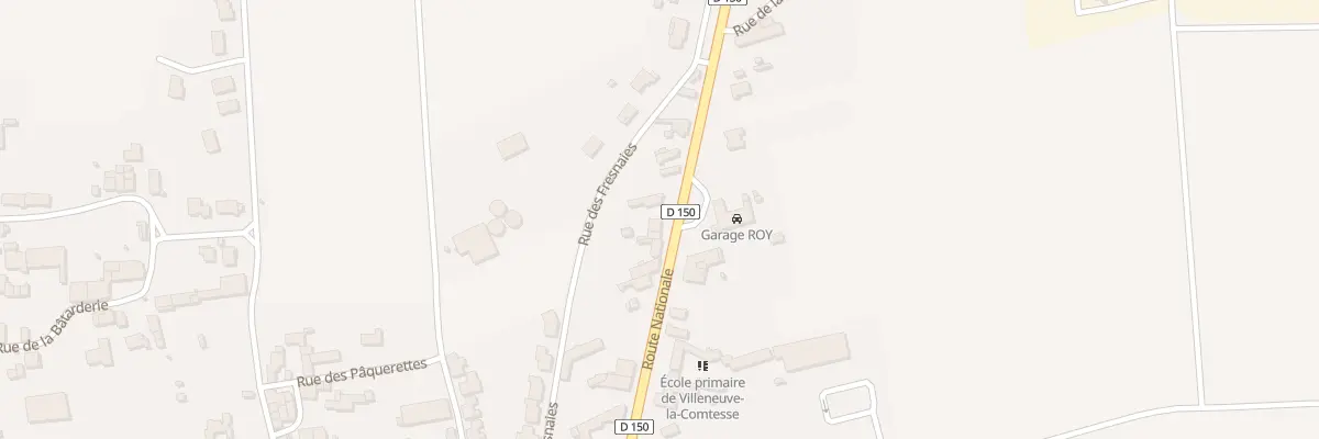 Plan du 10 Rte Nationale à Villeneuve-la-Comtesse