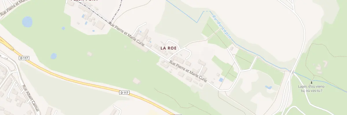 Plan du 106 Rue Pierre et Marie Curie à Trélazé