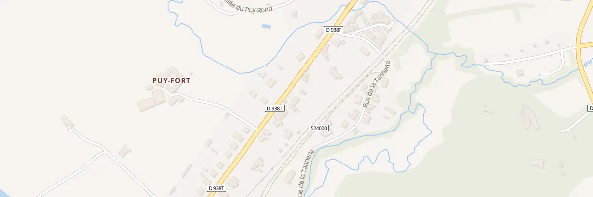 Plan du 36 Bd de Puy Fort Terves à Bressuire
