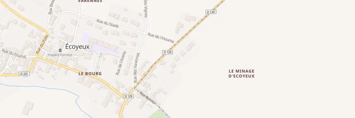 Plan du 20 Rue du Minage à Brizambourg