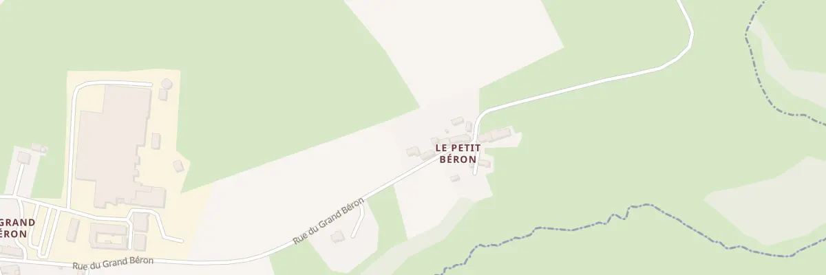 Plan du 1 Le Petit Béron à Clécy