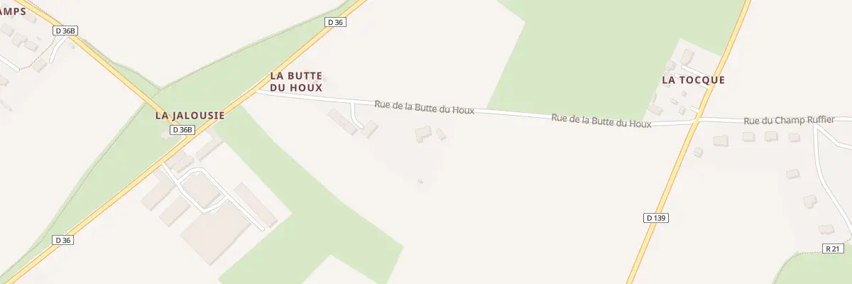 Plan du 2 Rue de la Butte du Houx à Sainte-Honorine-du-Fay