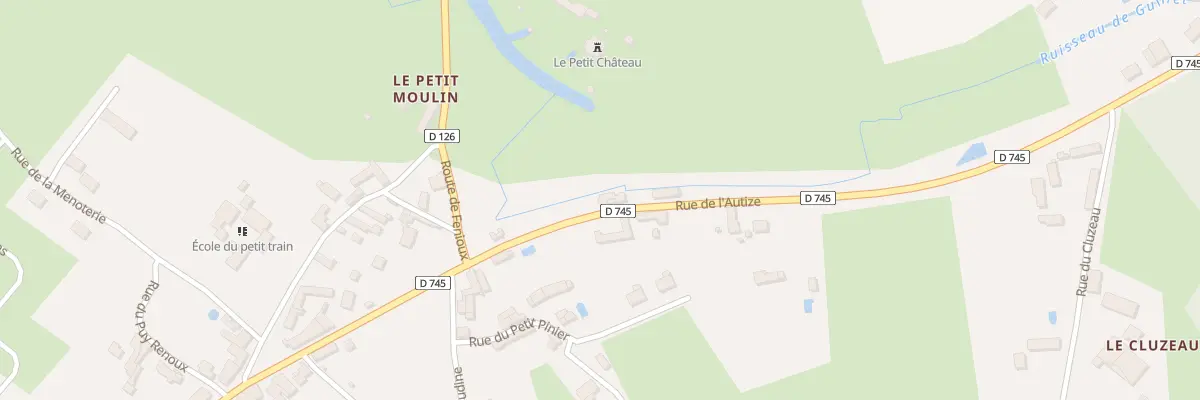 Plan du 55 Rue de l’Autize à Béceleuf