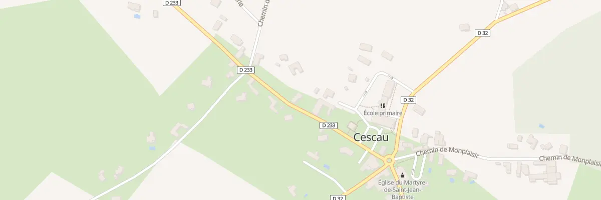 Plan du 5036 Canton à Cescau