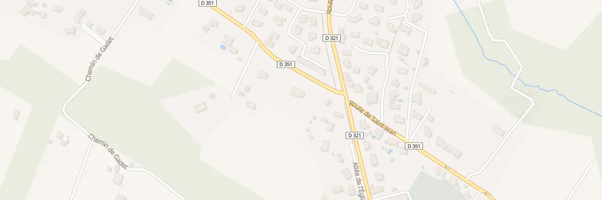 Plan du 71 Rte de Saint Perdon à Benquet