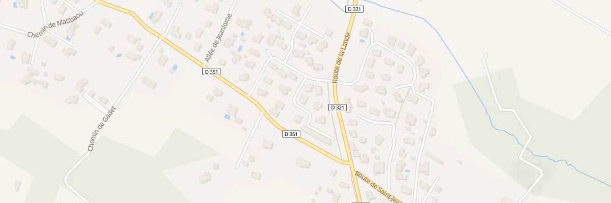 Plan du 29 Rue Lotissement Jeanloste à Benquet