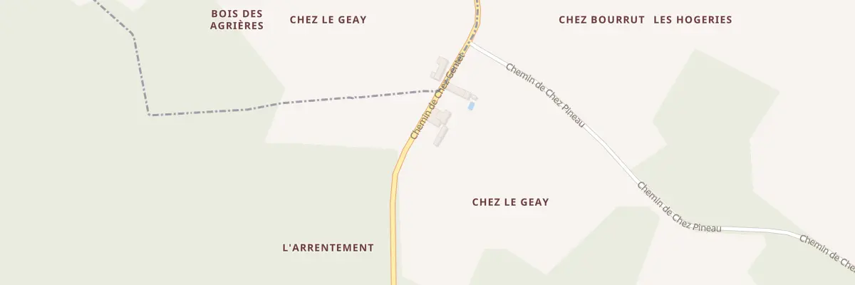 Plan du 98 Rte de Chez Gentet à Nieul-le-Virouil