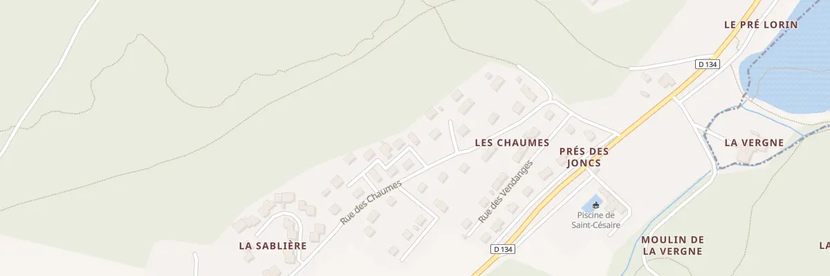 Plan du 2 Rue des Écureuils à Saint-Césaire