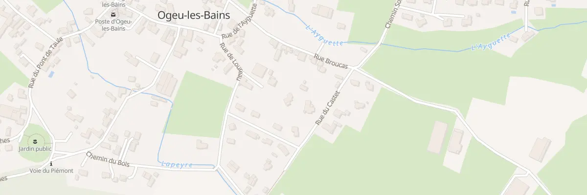 Plan du 19 Rue de Loureau à Ogeu-les-Bains
