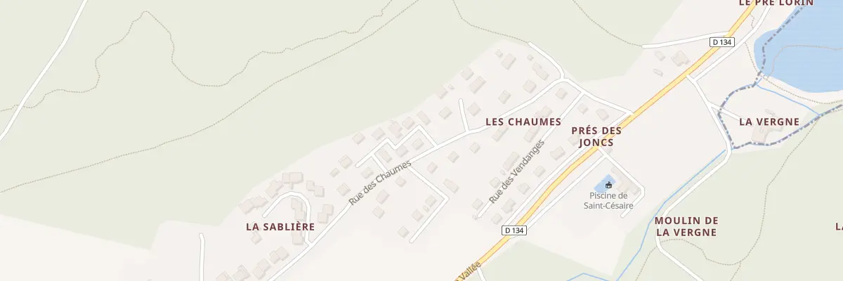 Plan du 1 Rue des Écureuils à Saint-Césaire
