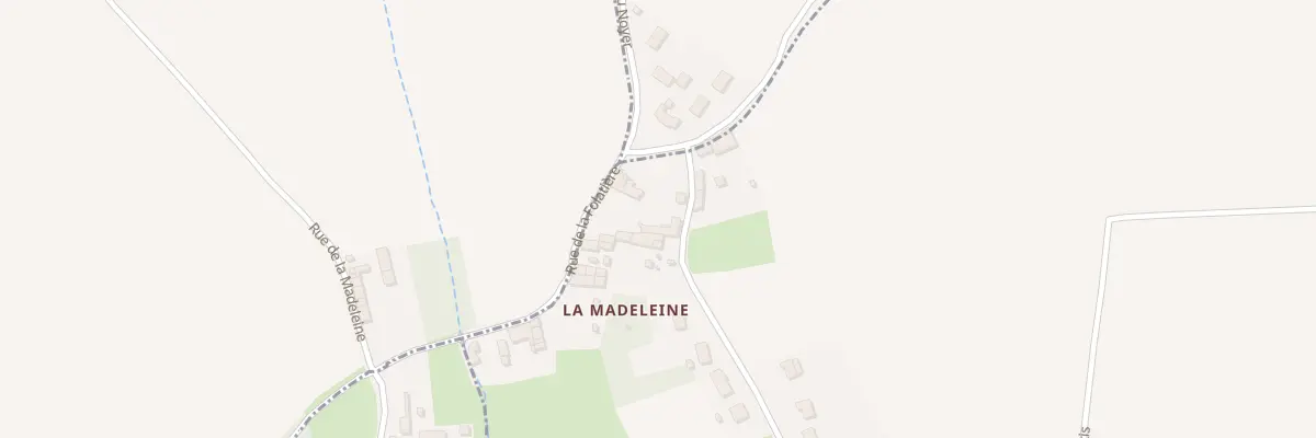 Plan du 299 Rue de la Madeleine à Courcelles