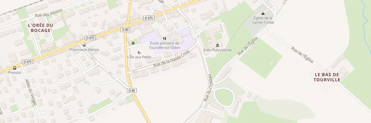 Plan du 24 Rue de la Haute Croix à Tourville-sur-Odon