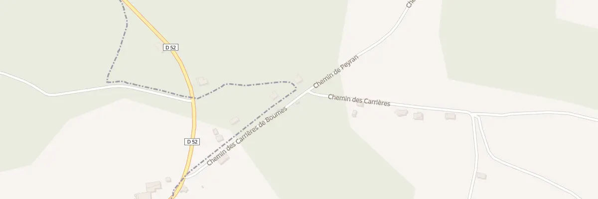 Plan du 210 Che des Carrieres à Montsoué