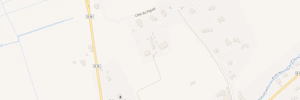 Plan du 1 Che du Canton de Piquet à Bouliac