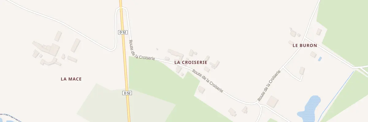 Plan du 8 Rte de la Croiserie à Verrières-en-Anjou