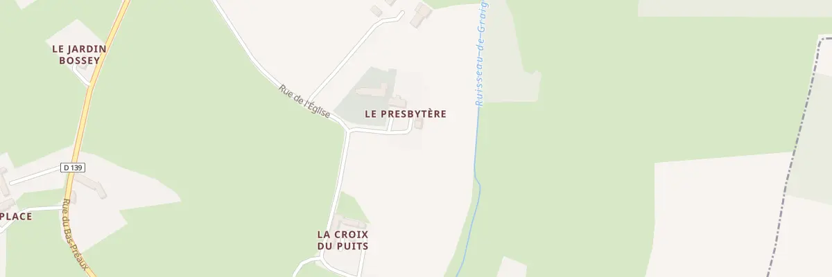 Plan du 5093 Pre du Presbytere à Préaux-Bocage
