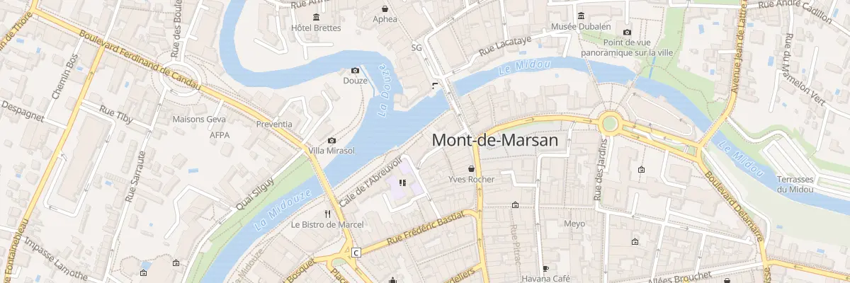 Plan du 6 Rue de la Gourotte à Mont-de-Marsan