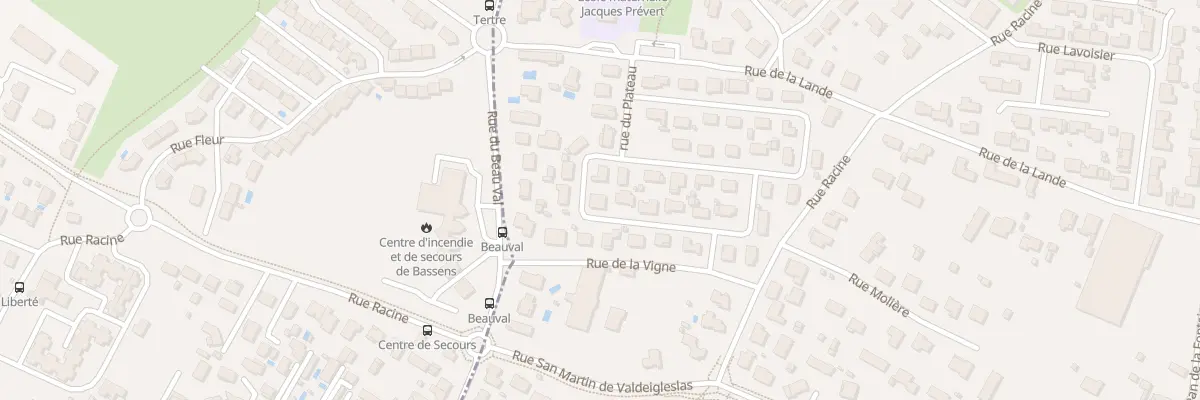 Plan du 9 Rue des Acacias à Carbon-Blanc