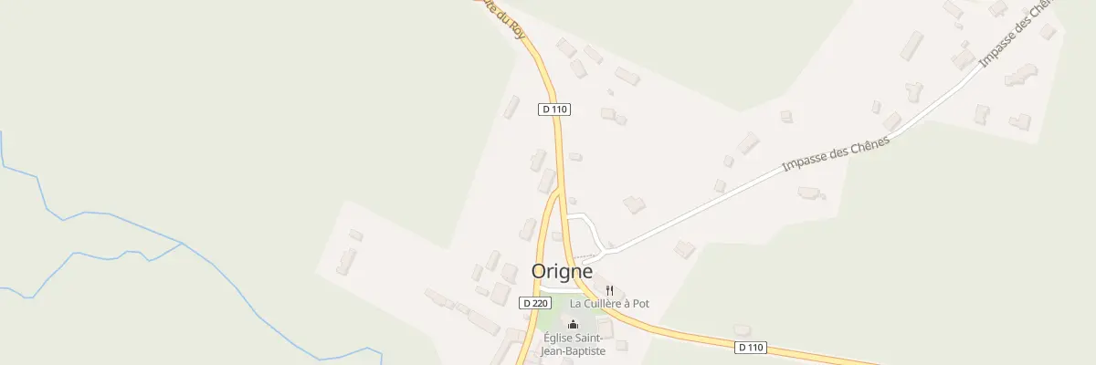 Plan du 5105 Le Bourg à Origne