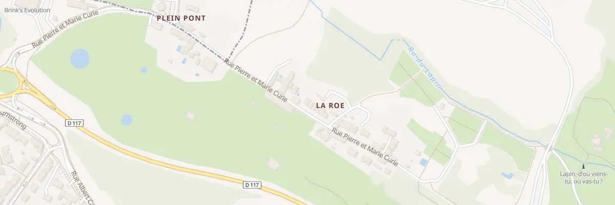 Plan du 116 Rue Pierre et Marie Curie à Trélazé