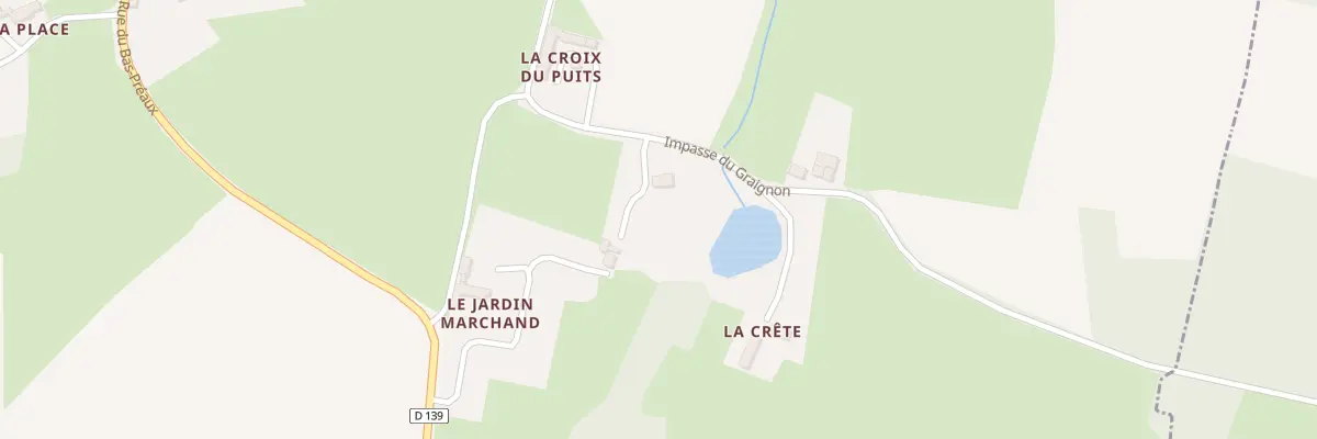 Plan du 5044 Le Jardin Marchand à Préaux-Bocage