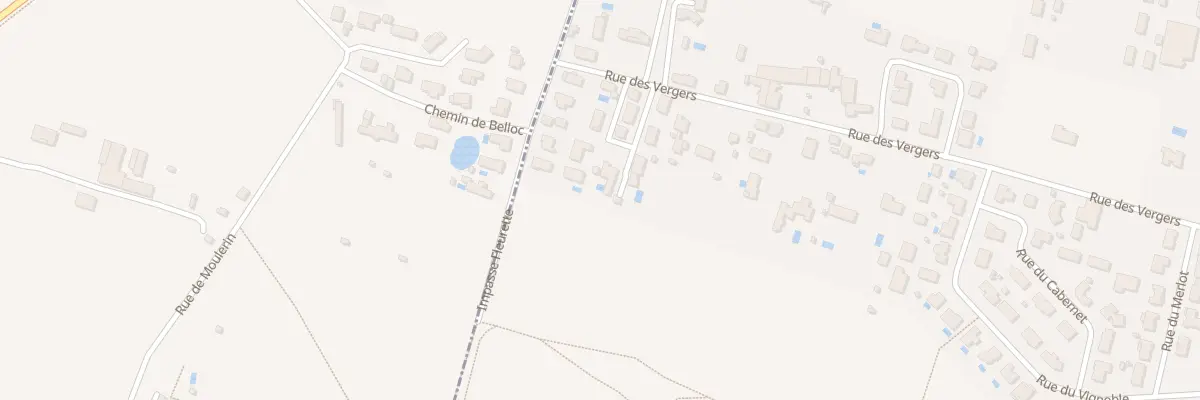 Plan du 70 Rue des Vergers à Carbon-Blanc