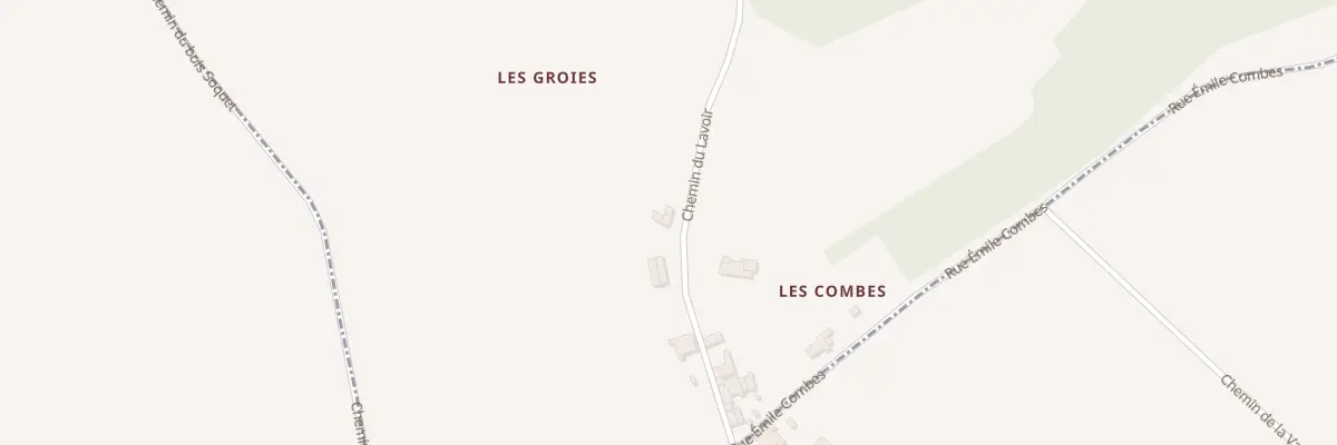 Plan du 2 Che du Lavoir à Saint-Sauvant