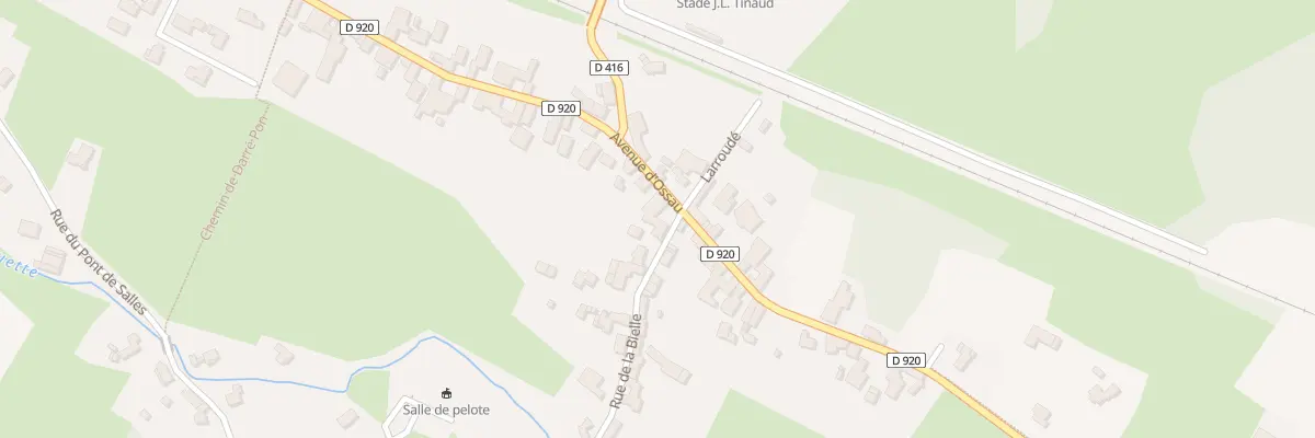 Plan du 148 Av d’Ossau à Ogeu-les-Bains
