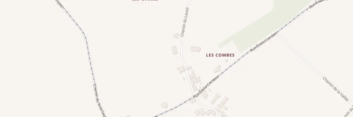Plan du 4 Che du Lavoir à Saint-Sauvant