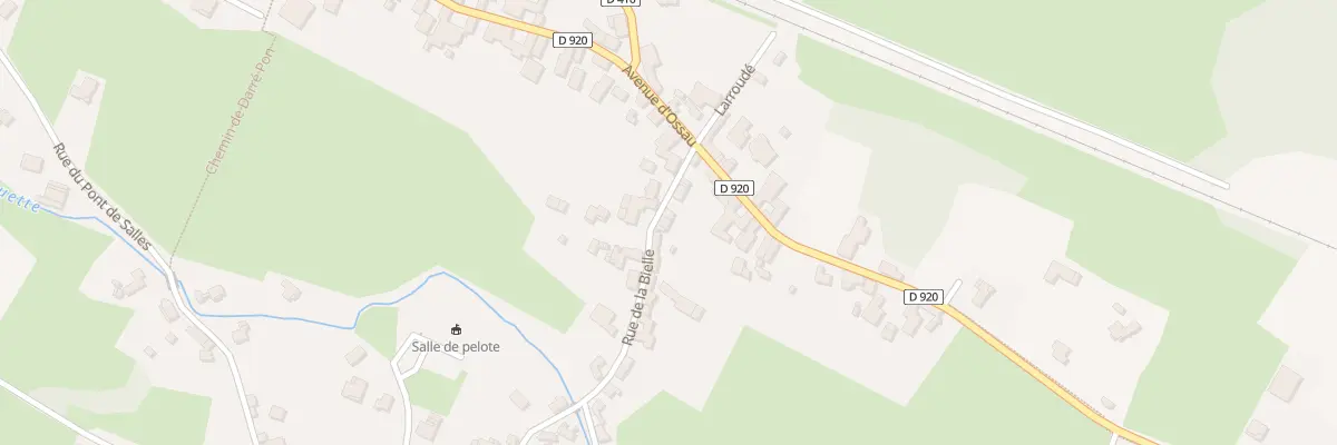 Plan du 34 Rue de la Bielle à Ogeu-les-Bains