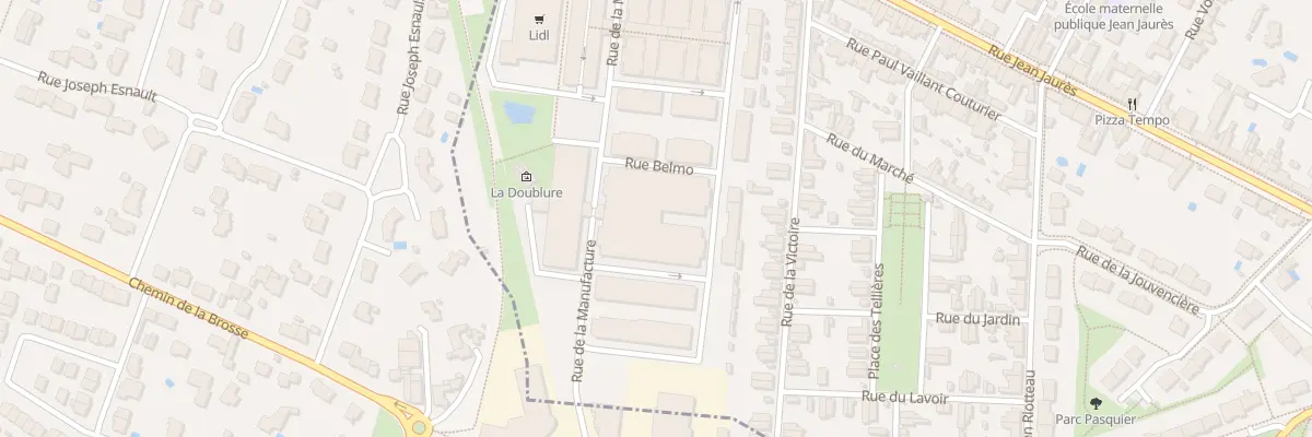 Plan du 40 Rue de la Manufacture à Trélazé