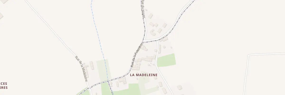 Plan du 465 Rue de la Madeleine à Courcelles