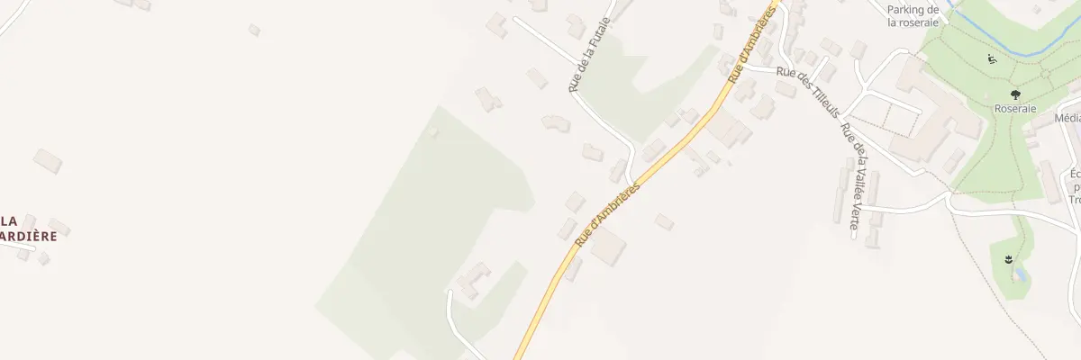 Plan du 33B Rue d’ambrieres à Lassay-les-Châteaux