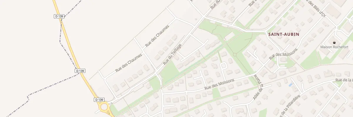 Plan du 2 Rue des Vergers à Évrecy