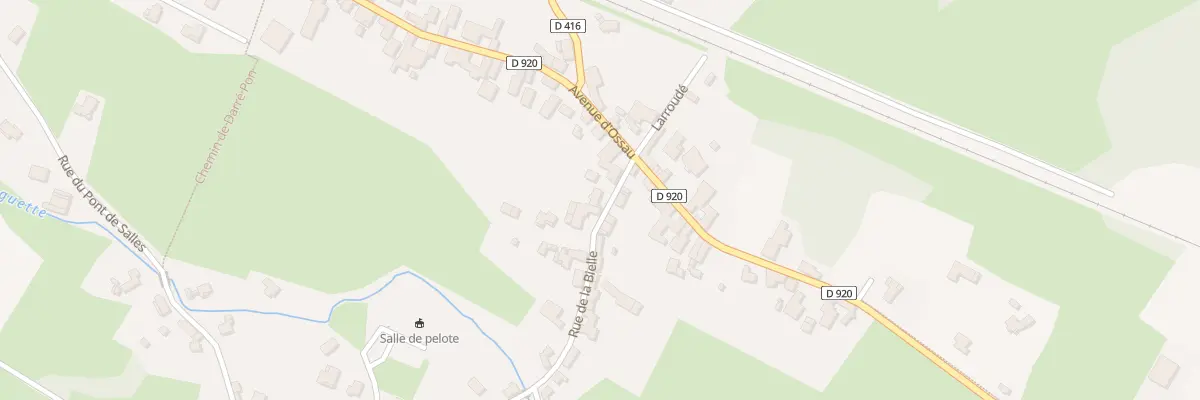 Plan du 41 Rue de la Bielle à Ogeu-les-Bains