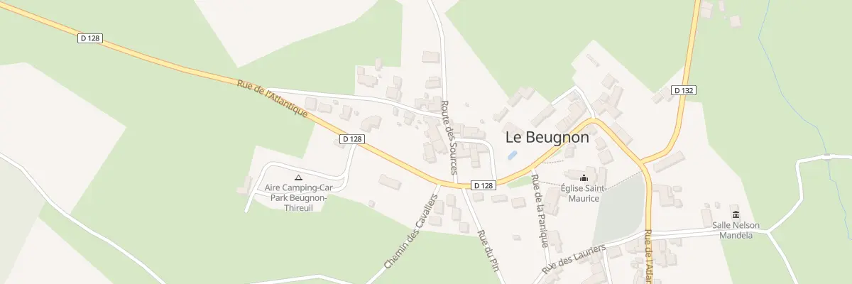 Plan du 4 Rte des Sources à Beugnon-Thireuil