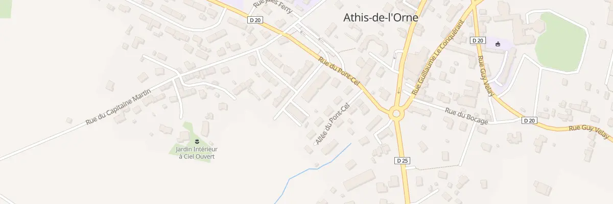Plan du 1 All de Montbray à Athis-Val de Rouvre