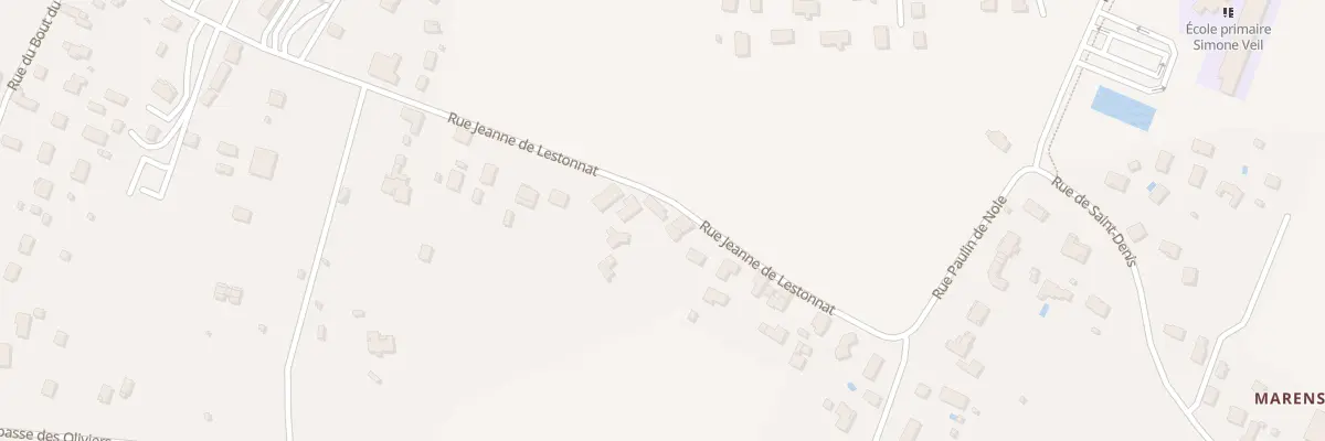 Plan du 9026 Rue Jeanne de Lestonnat à Ambarès-et-Lagrave
