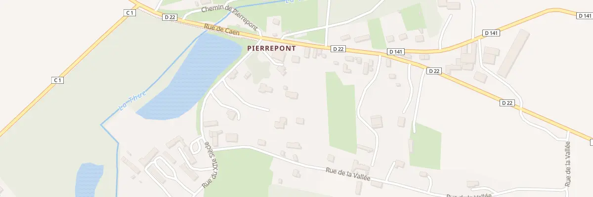 Plan du 9 Rue du XII Siecle à Ponts sur Seulles
