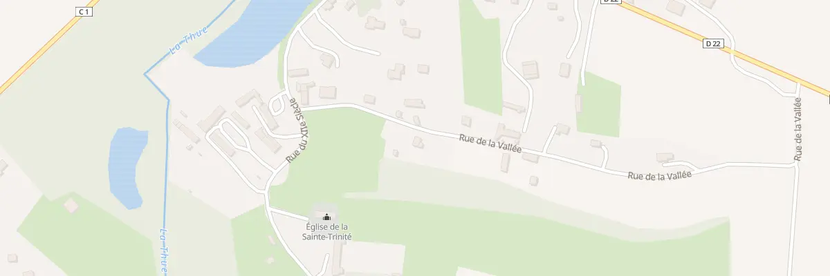 Plan du 2 Rue de la Vallée à Ponts sur Seulles
