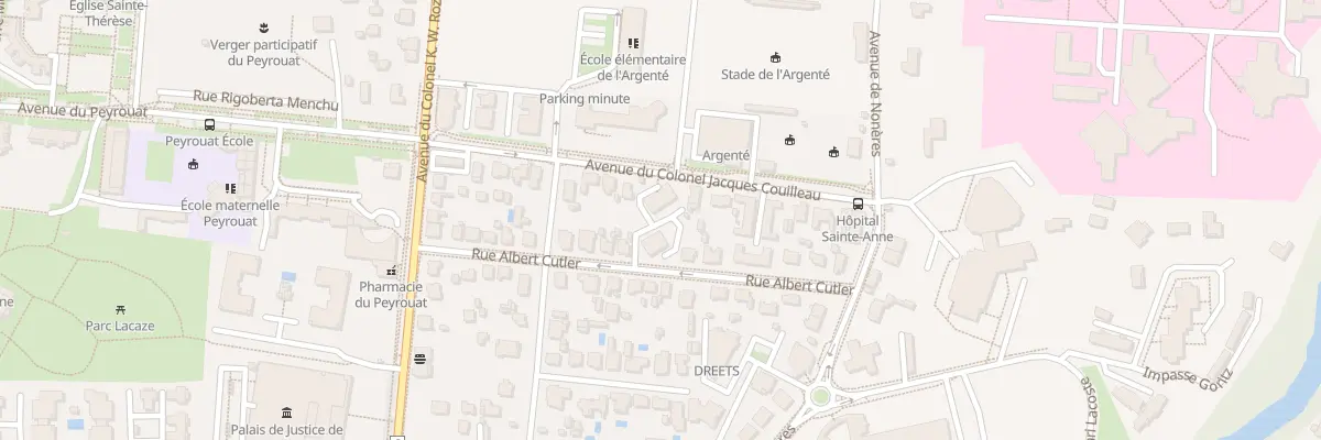 Plan du 191 Rue Albert Cutler à Mont-de-Marsan