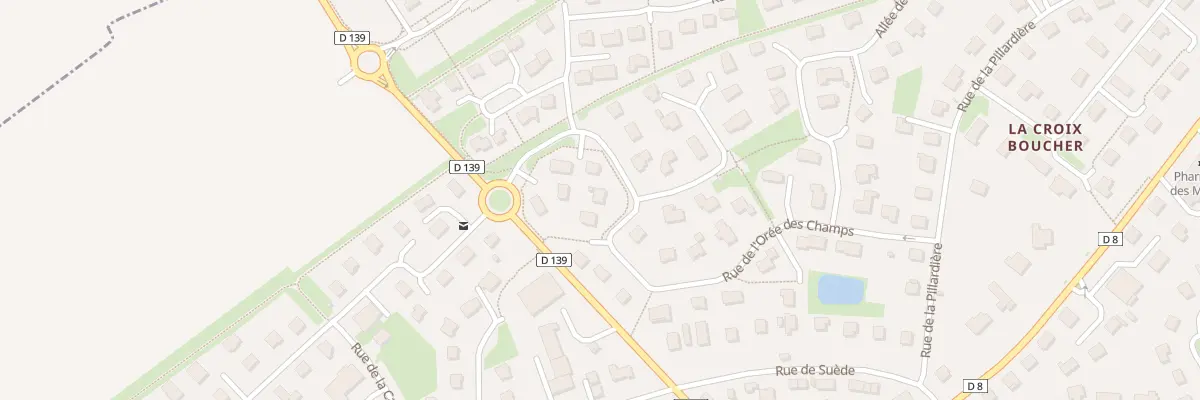 Plan du 9 Rue de l’Orée des Champs à Évrecy