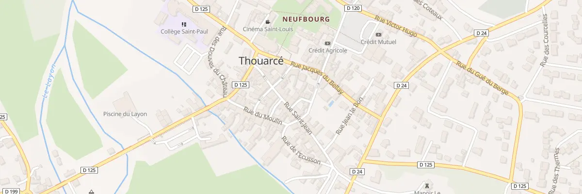 Plan du 8 Rue Saint-Jean à Bellevigne-en-Layon