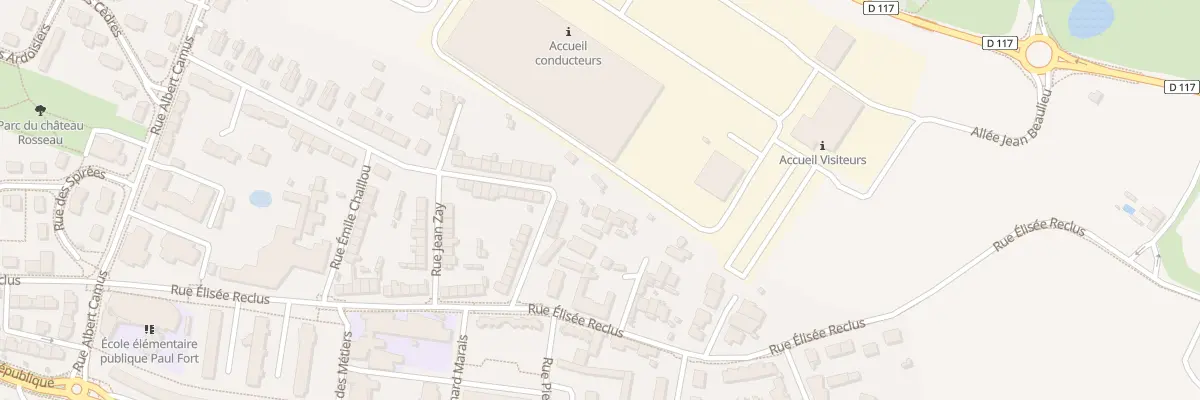 Plan du 10 Rue Léon Blum à Trélazé