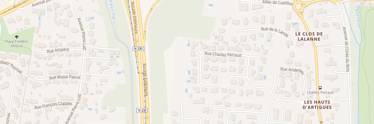 Plan du 25 Rue Charles Perrault à Artigues-près-Bordeaux