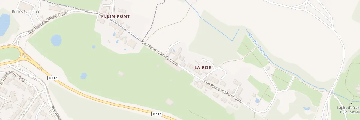 Plan du 120 Rue Pierre et Marie Curie à Trélazé
