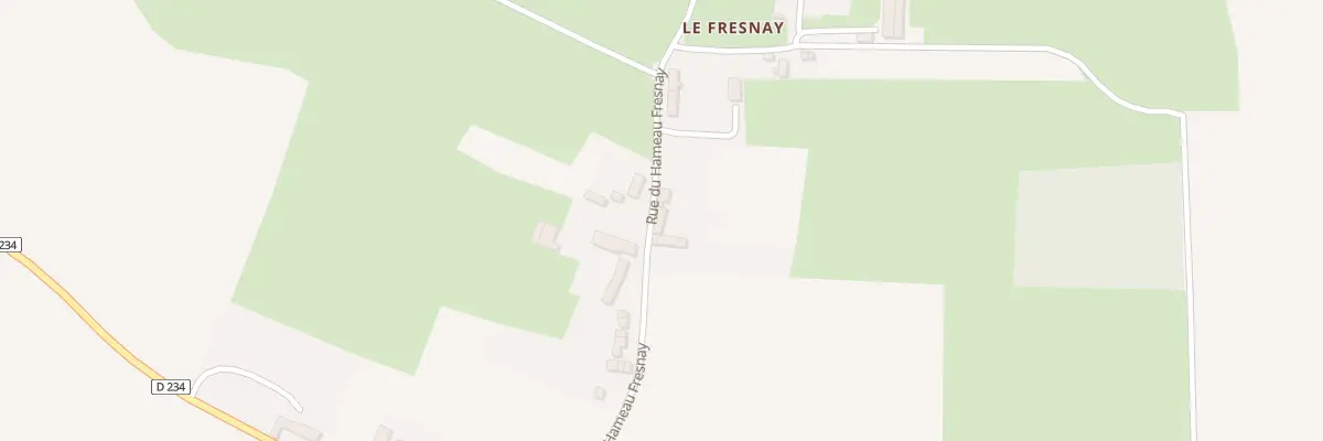 Plan du 8 Rue du Hameau Fresnay Curcy Su à Thury-Harcourt-le-Hom