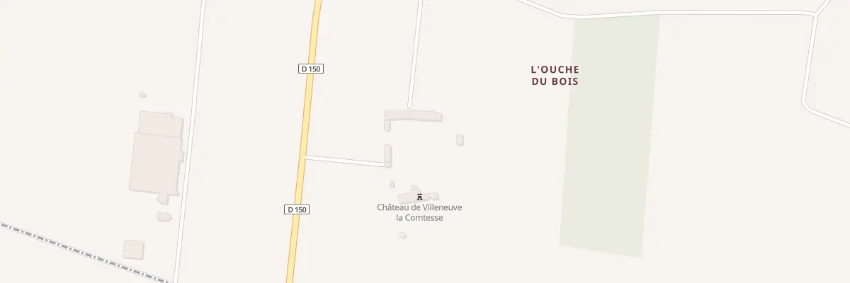 Plan du 5058 Le Bourg à Villeneuve-la-Comtesse