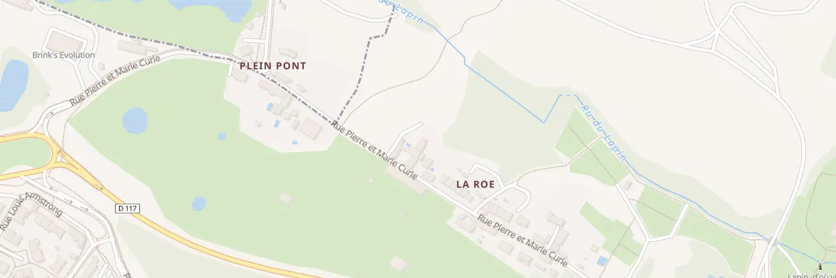 Plan du 126 Rue Pierre et Marie Curie à Trélazé